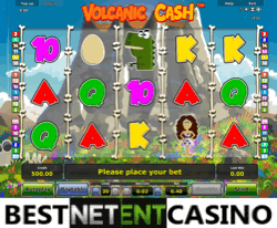 Volcanic Cash slot by Novomatic