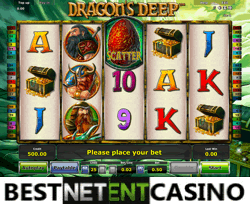 Dragons Deep slot by Novomatic