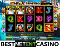 Rings of Fortune slot by Novomatic