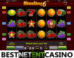 Игровой автомат Sizzling 6