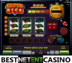 Super Dice slot by Novomatic