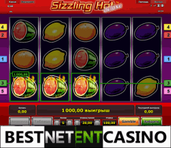 Sizzling Hot Deluxe slot by Novomatic