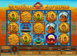 Играть бесплатно в игровой автомат Arabian Caravan