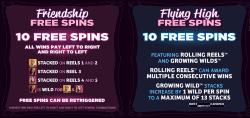 Функции Free Spins