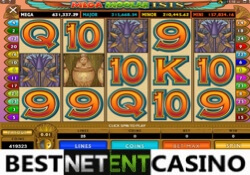 Mega Moolah Isis slot