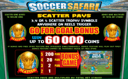 Soccer safari описание игрового автомата игра на книгах в игровых автоматах