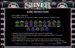 Sterling silver 3d игровой автомат бонусы в игровых автоматах играть онлайн