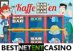 Kaffe BAR-BAR-BAR en slot