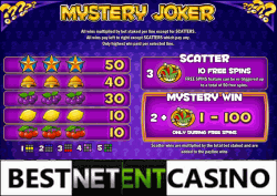 Mystery jocker slot