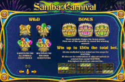 Samba carnival slot