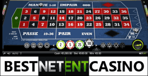 Play roulette by Netent for free