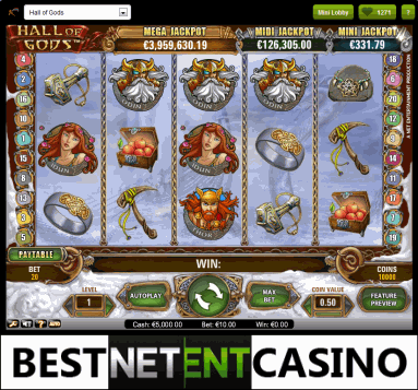 Hall of Gods video slot