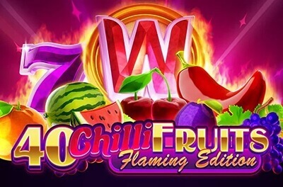 40 chilli fruits flaming edition slot logo