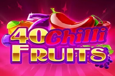 40 chilli fruits slot logo