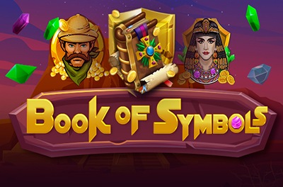 book of symbols slot logo