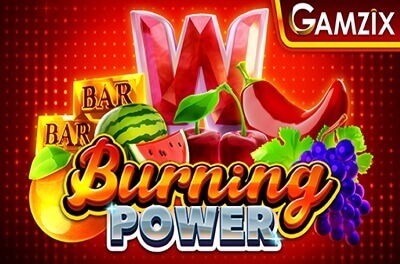 burning power slot logo