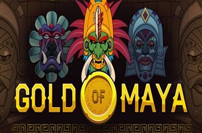 gold of maya slot logo