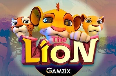 the lion slot logo