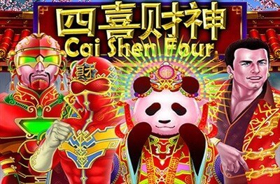 cai shen four slot logo