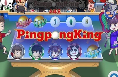 ping pong king slot logo