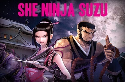 she ninja suzu slot logo