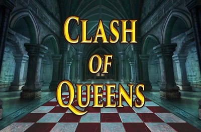 clash of queens slot logo