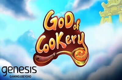 god of cookery slot logo