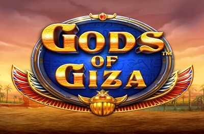 gods of giza slot logo