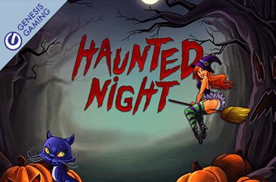 haunted night slot logo