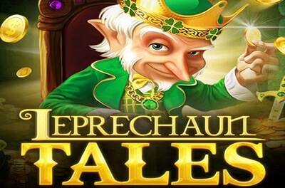 leprechaun tales slot logo