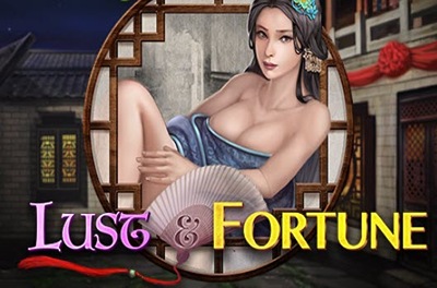 lust and fortune slot logo