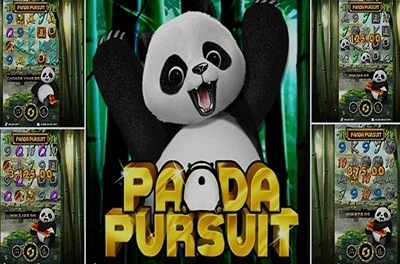 panda pursuit slot logo