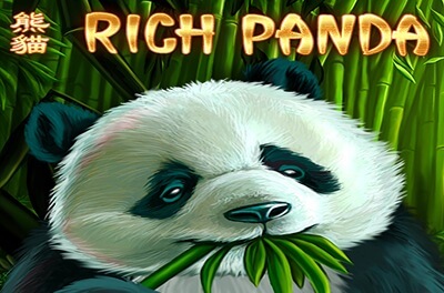 rich panda slot logo