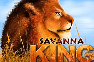 savanna king slot logo