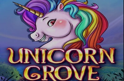 unicorn grove slot logo