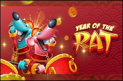 year of the rat slot logo