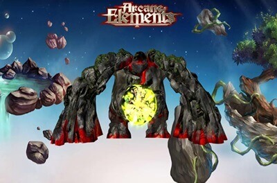 arcane elements slot logo