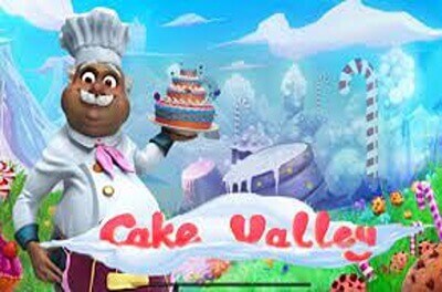 cake valley slot logo