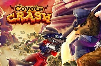 coyote crash slot logo