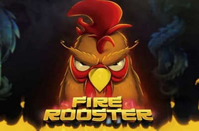 fire rooster slot logo