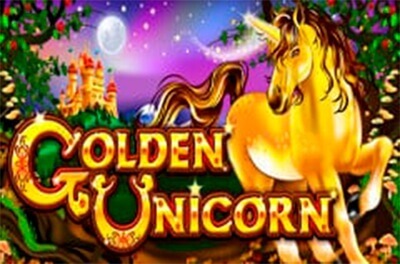 golden unicorn slot logo