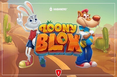 loony blox slot logo