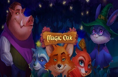 magic oak slot logo