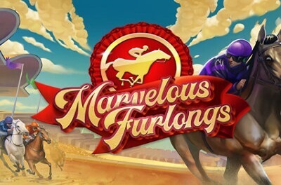 marvelous furlongs slot logo