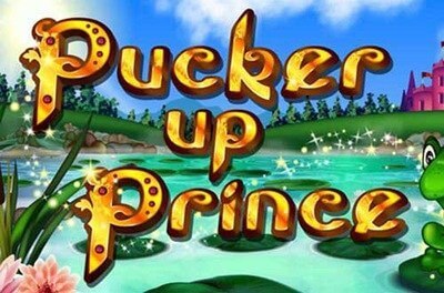 pucker up prince slot logo