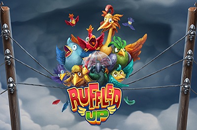 ruffled up slot logo