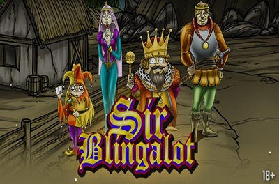 sir blingalot slot logo