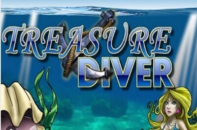 treasure diver slot logo