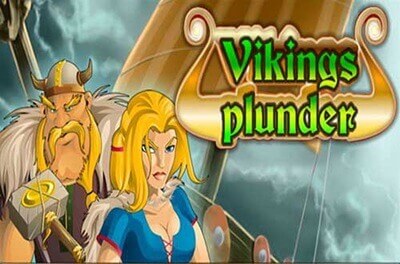 vikings plunder slot logo