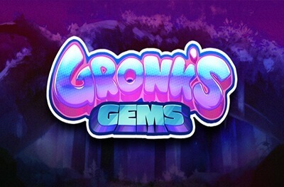 gronk s gems slot logo